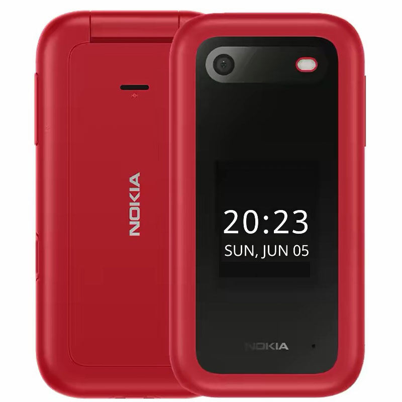 Nokia | โนเกีย 2660 โทรศัพท์แบบฝาพับ โทรศัพท์แบบไม่สมาร์ทโฟนสำหรับผู้สูงอายุ โทรศัพท์ปุ่มกด 2G/4G โทรศัพท์สำรอง LED โทรศัพท์สแตนด์บายได้นานพิเศษขนาด 2.8 นิ้ว ราคา 2,105 บาท*ส่งฟรี