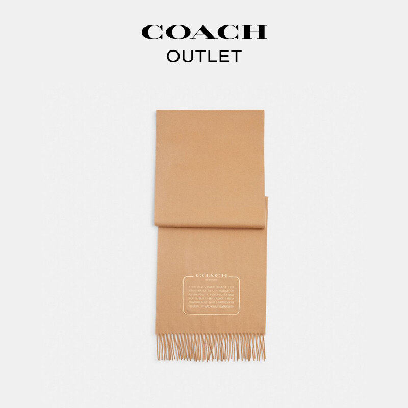 Coach | Unisex Embroidered Patches Scarf ราคา 7,513 บาท*ส่งฟรี