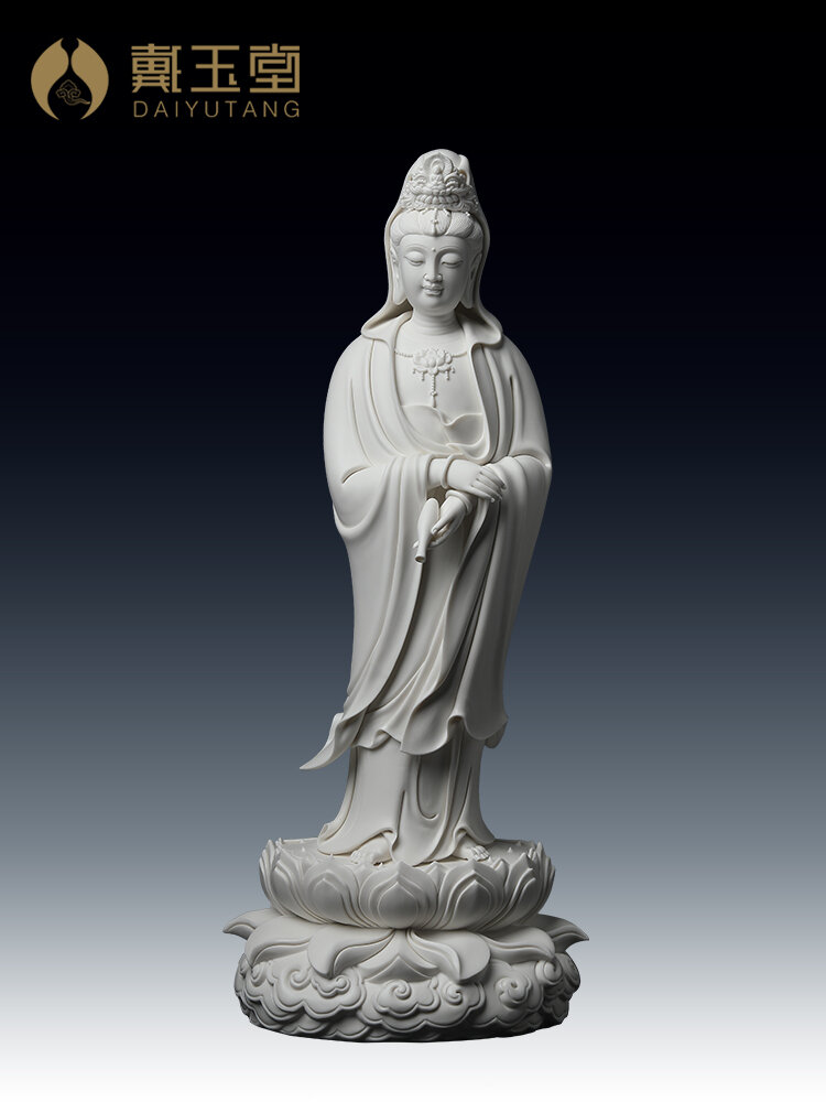 [DAIYUTANG | Buddhist Statue of Avalokitesvara with Cloud and Vase,DAIYUTANG | Buddhist Statue of Avalokitesvara with Cloud and Vase,] ราคา 36,244 บาท*ส่งฟรี