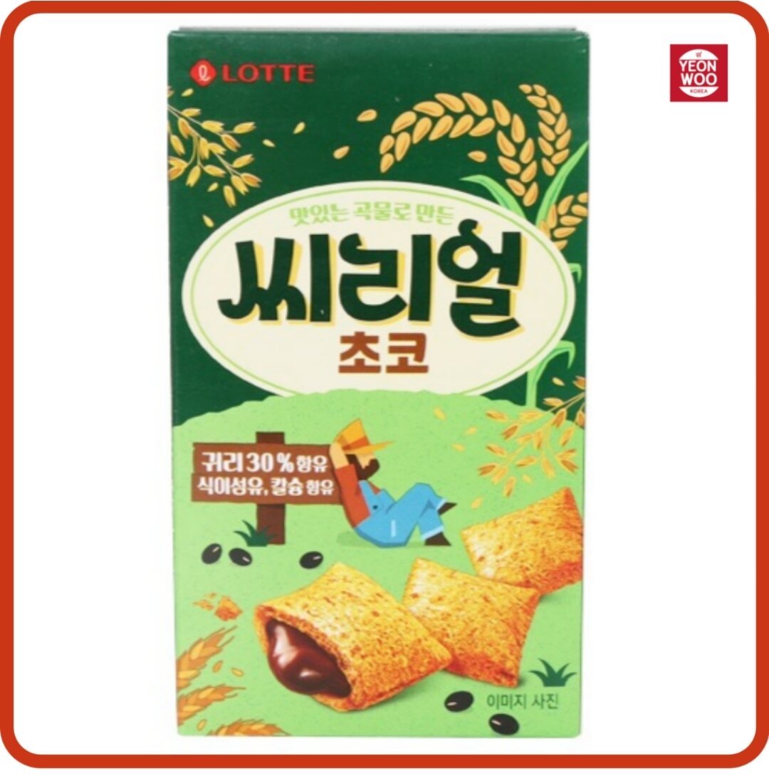 ขนมเกาหลี lotte cereal ราคา 34 บาท*ส่งฟรี