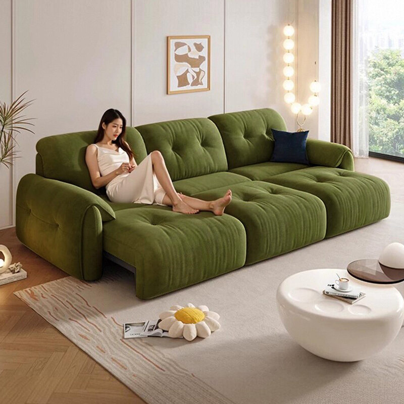 รูปสินค้า YIWO | Electric Multi-functional Stretchable Cat-proof Chenille Fabric Sofa Bed