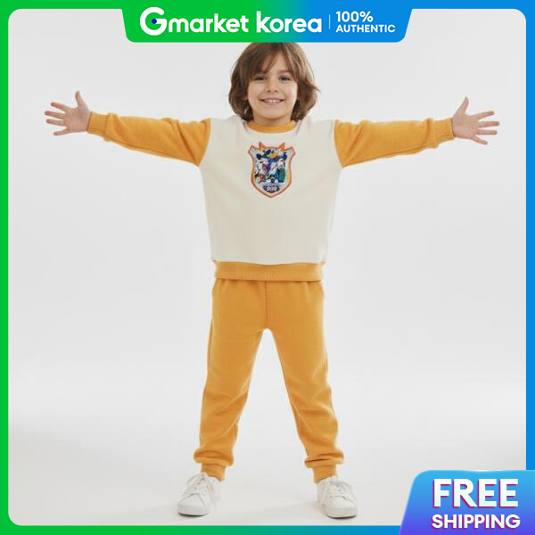 ART BOX | Artbox/Primiem Farm Hello Carbot Boy's Road Fleece 9-Length Top and Bottom Set Ye ราคา 546 บาท*ส่งฟรี