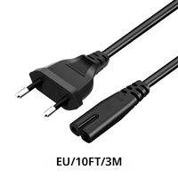 ข้อมูลกบ EU Plug สายไฟสําหรับ PS5 PS4 Xbox ลําโพง 2 - Prong สายไฟ AC สําหรับ Samsung TV คอมพิวเตอร์