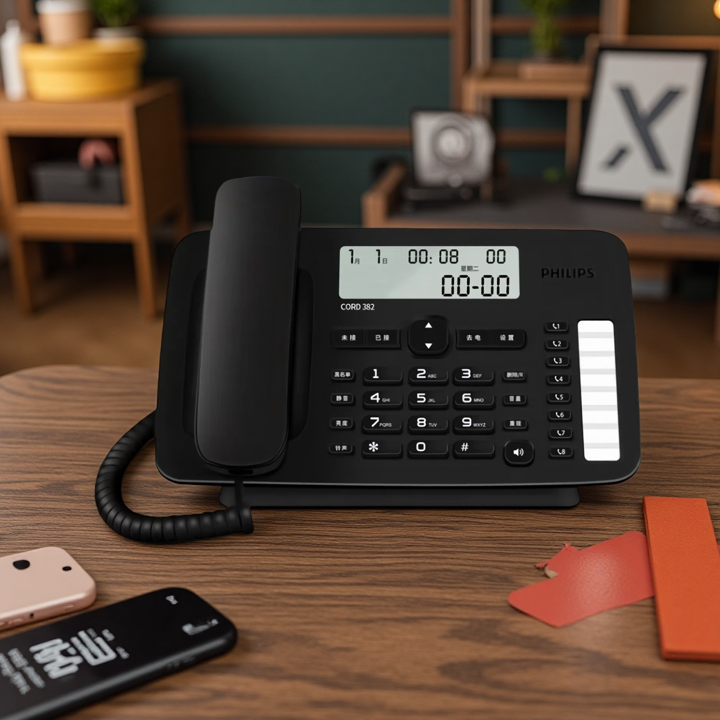 Philips | Battery Free Quick Dial Blacklist Fixed Telephone ราคา 1,122 บาท*ส่งฟรี