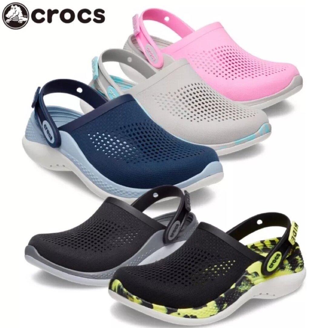 Crocs New Collection 15 colours for women with special Price รองเท้าหัวโต Crocs Literide 360