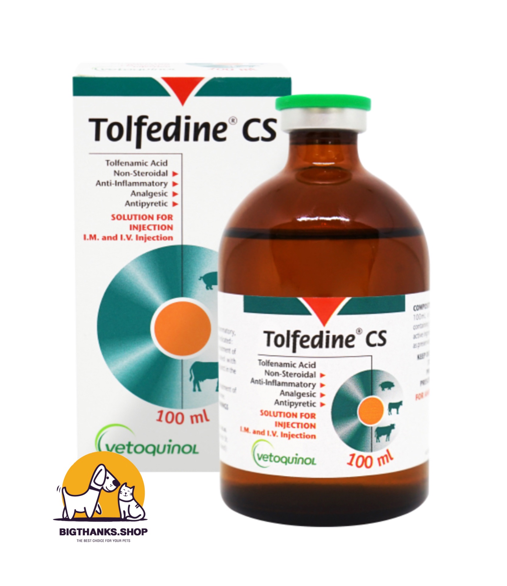 Tolfedine CS 100 ml. Exp.27/05/22 โทฟีดีนซีเอส