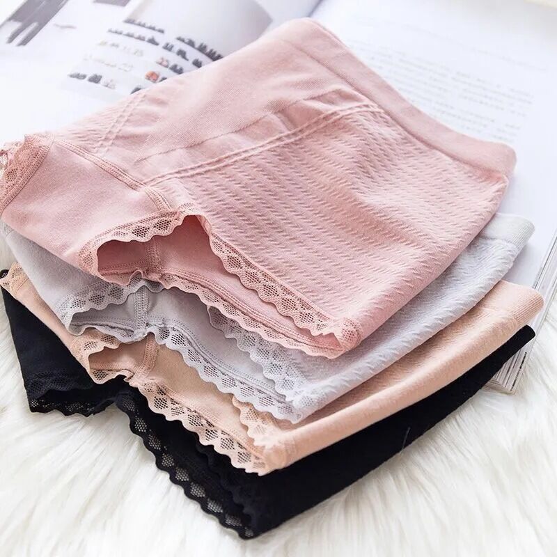 กางเกงชั้นในสตรี กางเกงชั้นในลูกไม้ไม่มีรอยต่อ กางเกงชั้นในไร้รอยต่อสำหรับหน้าท้องและก้น [เตรียมจัดส่ง] ราคา  18 บาท*ส่งฟรี