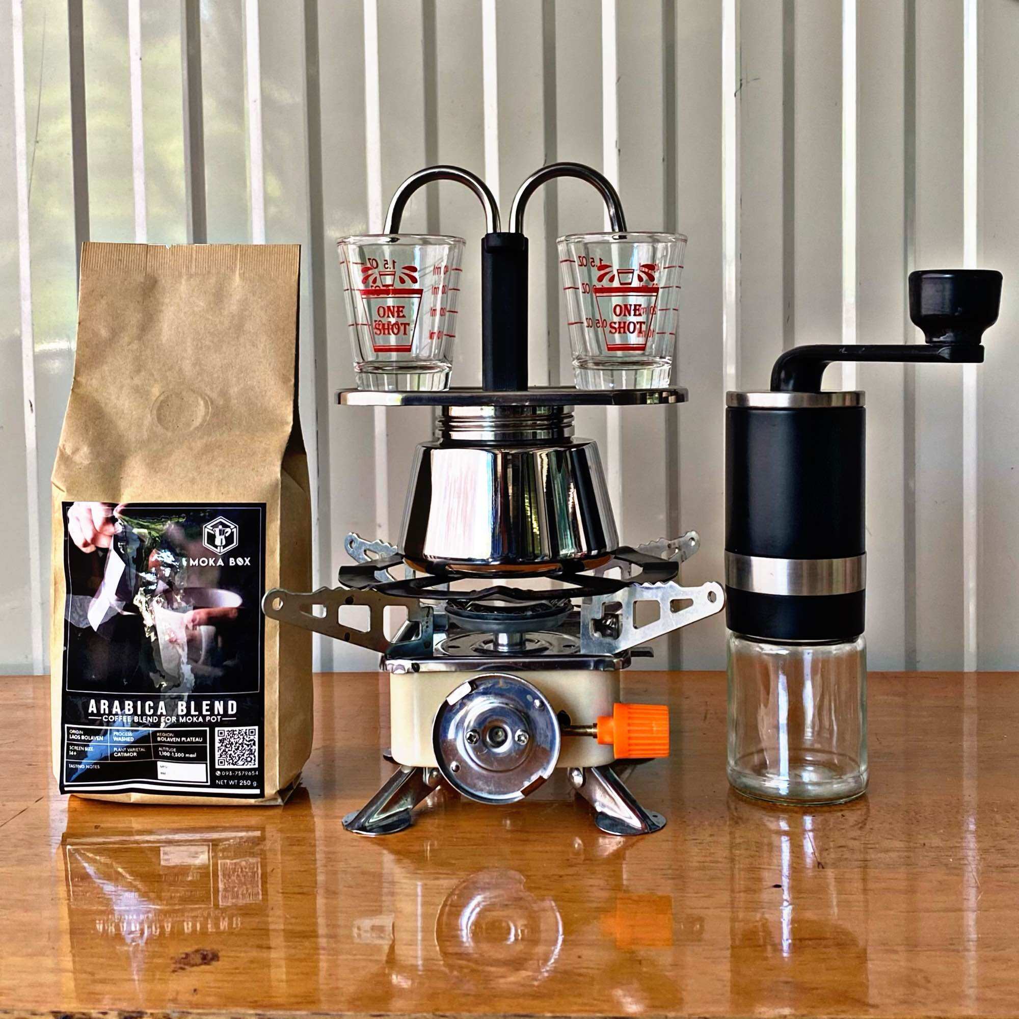 ชุด Moka pot fountain 2 cup ครบชุด ราคา 590 บาท*ส่งฟรี