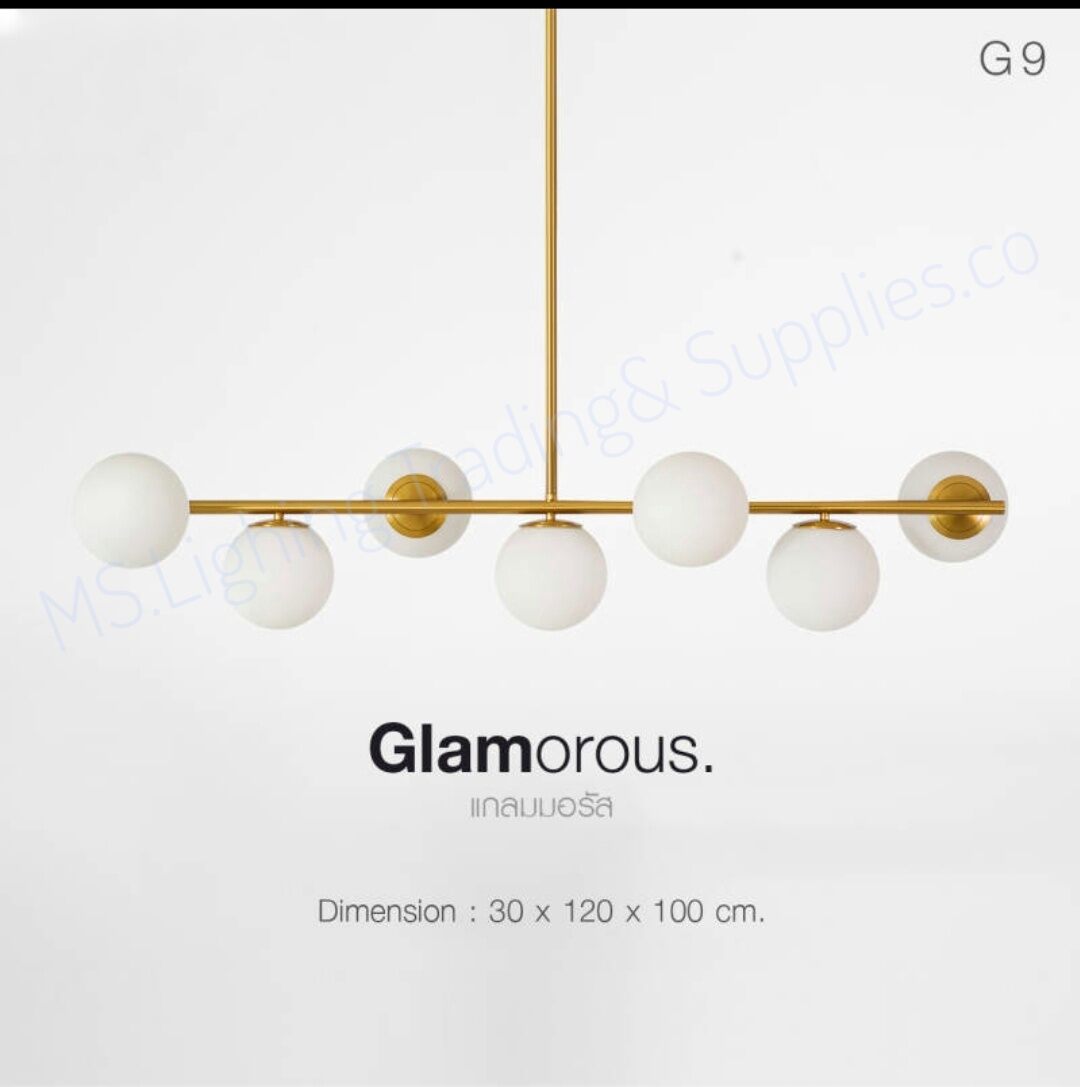 Sl Lighting | Chandelier Sl-1-Glam-P1183/7 ราคา 6,400 บาท*ส่งฟรี