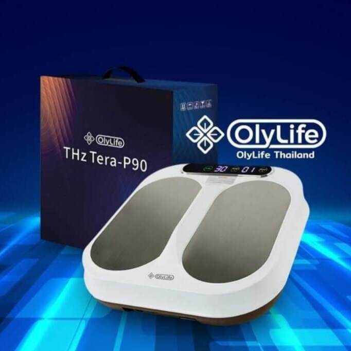 (ของแท้💯พร้อมส่ง+บริการหลังการขายฟรี)Olylife THz tera-P90 Terahertz เครื่องวางเท้าสุขภาพ PEMF ราคา 37,450 บาท*ส่งฟรี