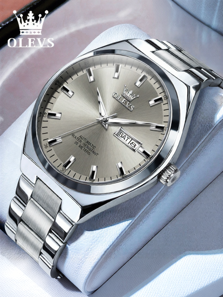 [OLEVS | Swiss Certified Automatic Mechanical Watch Night Light,OLEVS | Swiss Certified Automatic Mechanical Watch Night Light,] ราคา 2,812 บาท*ส่งฟรี