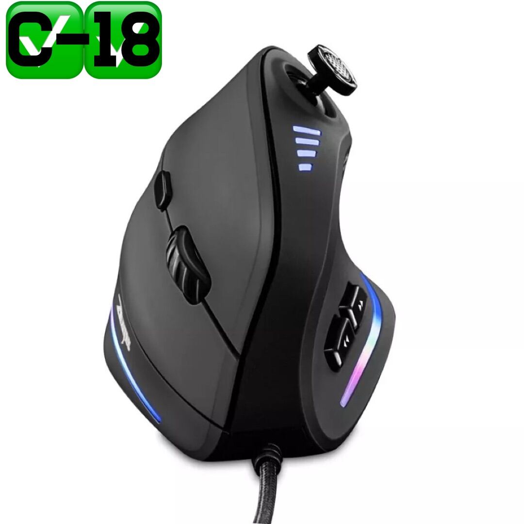 Zelotes Rgb Ergonomic Usb Optics Mouse Dpi