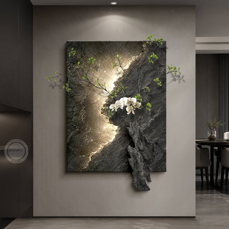 RUIBAHAO | Luxury 3D Relief Decorative Painting ราคา 5,189 บาท*ส่งฟรี