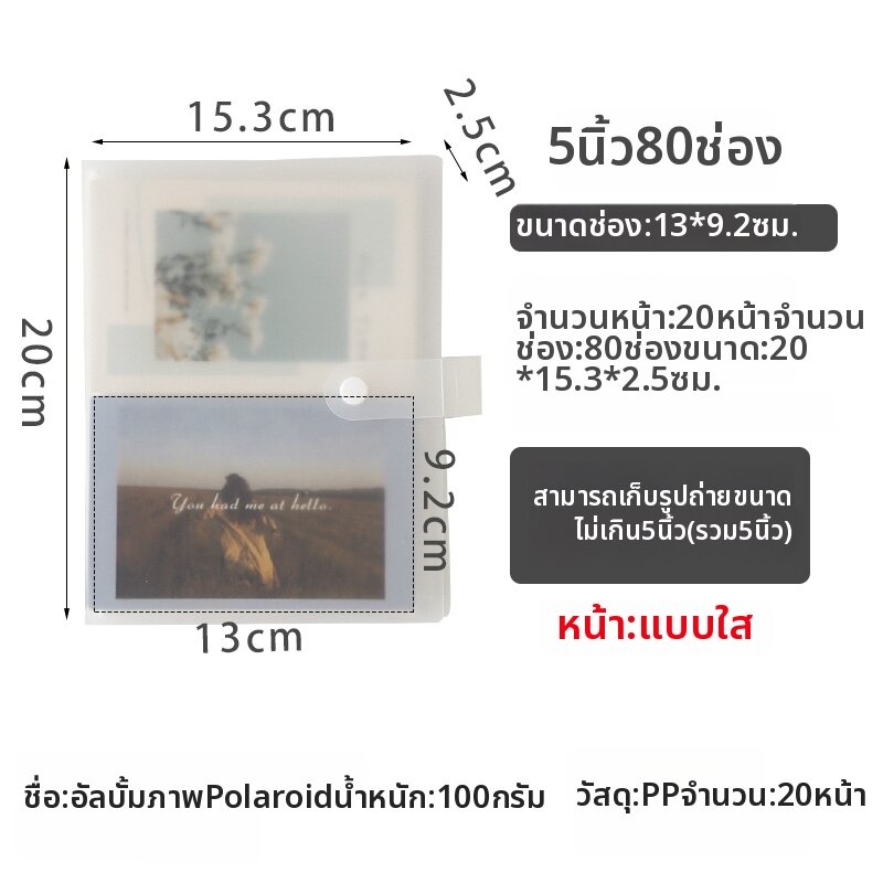 อัลบั้มรูปแบบตาราง 4x4 & 9 ช่อง
