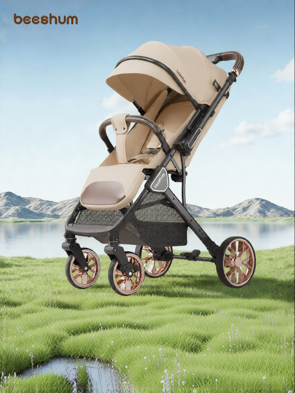 Portable Foldable Baby Stroller