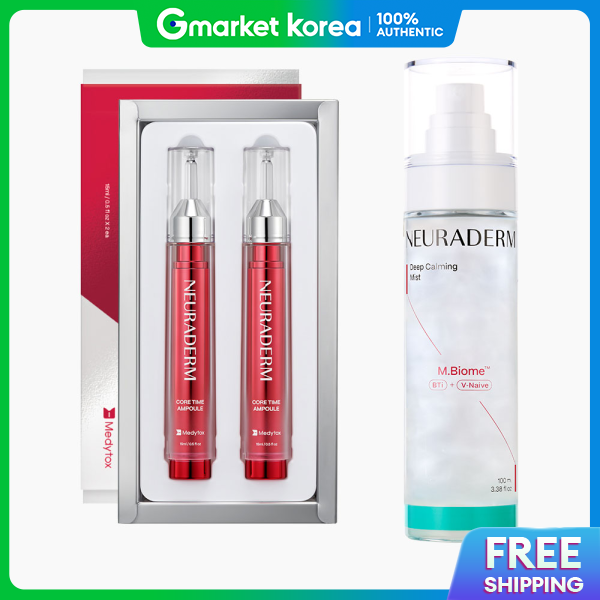 Neuraderm(นิวราเดิร์ม) | ( Set) Meditox Neuraderm Core Time Egf Pdrn Ampoule 15ml 1 Box (2 Count) + Calming Aurora Mist 1 ราคา 3,523 บาท*ส่งฟรี