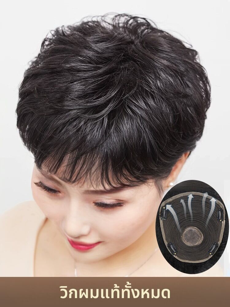 WeiWei | White Hair Concealer Real Human Hair Supplement Piece ราคา 2,219 บาท*ส่งฟรี