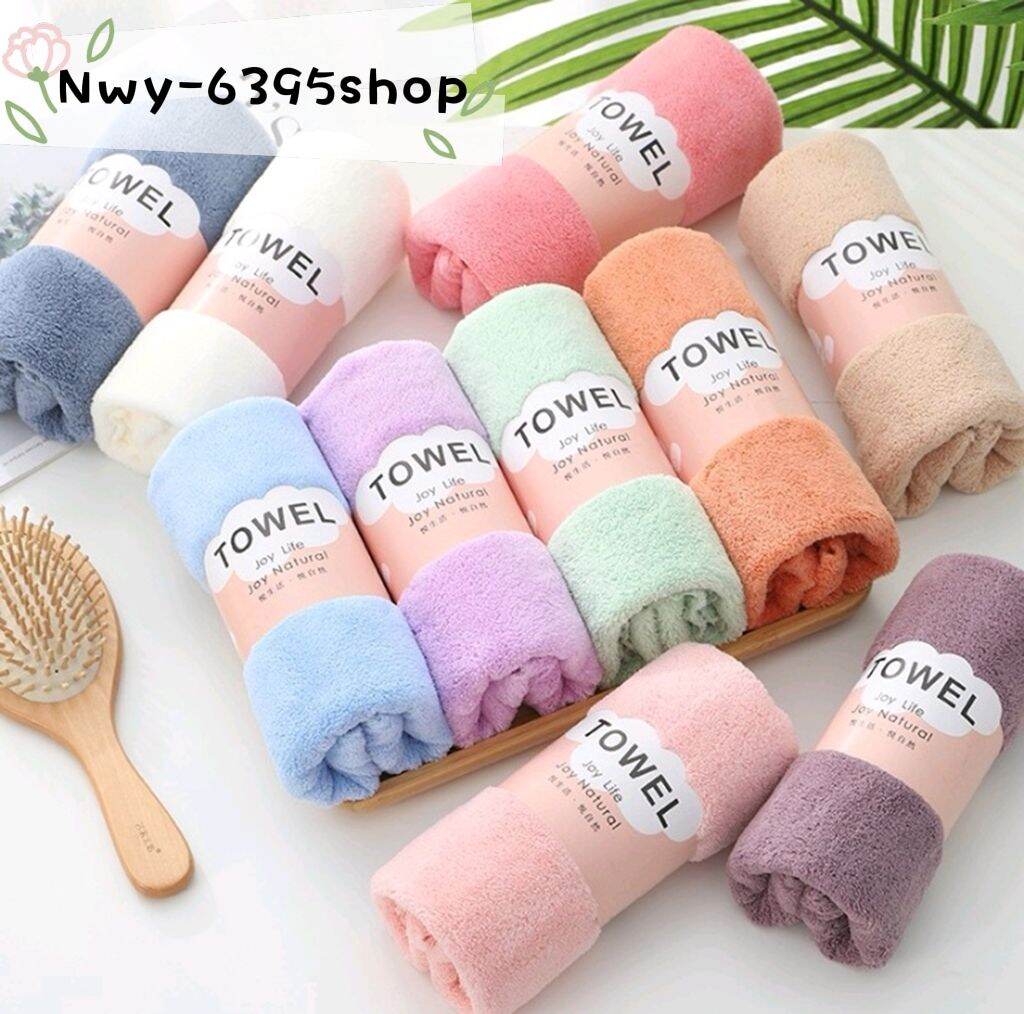 ผ้าเช็ดผม/ตัว/หน้า ขนเป็ด ขนาด35cmx74cm/3cmx30cm/70cmx140cm
