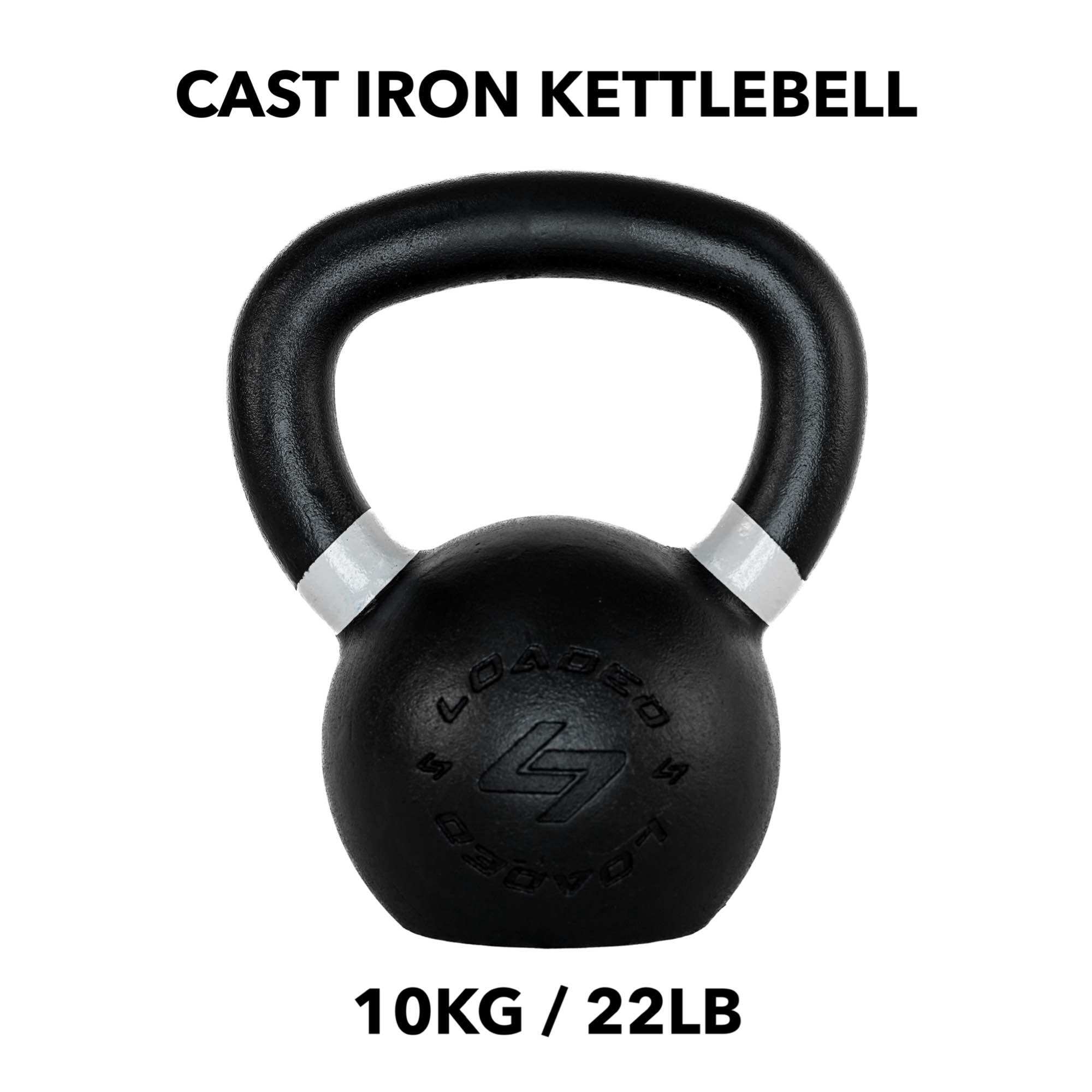 NEW💥สินค้าใหม่💥 CAST IRON KETTLEBELL (เหล็กหล่อ) เกรดสุงสุด 10KG / 22LB ราคา 1,290 บาท*ส่งฟรี