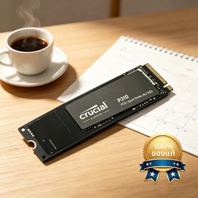 crucial | Fast P310 1TB 2TB 2280 PCIe Gen4 3D NAND NVMe M.2 SSD – ความเร็วสูงสุด 7100 MB/s, ไดรฟ์โซลิดสเตทภายใน (PC)(แพ็คเกจ OEM) ราคา 7,387 บาท*ส่งฟรี