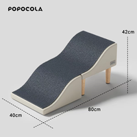 Popocola | บันไดพับสำหรับสัตว์เลี้ยง บันไดสัตว์เลี้ยงพับได้ สำหรับสุนัขและแมว ใช้ได้กับเตียง โซฟา ทางลาดสัตว์เลี้ยง บันไดสัตว์เลี้ยงขนาดเล็ก ป้องกันการลื่น วัสดุทนทาน ใช้ได้สองแบบ บันไดพับสำหรับสัตว์เลี้ยง