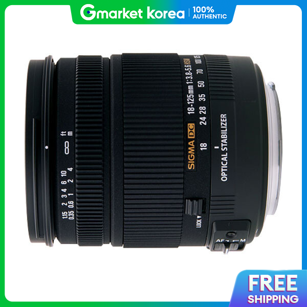 Sigma | Sigma 18-125mm F3.8-5.6 Dc Os Hsm for Nikon / Same-Day Delivery / in Stock ราคา 15,645 บาท*ส่งฟรี