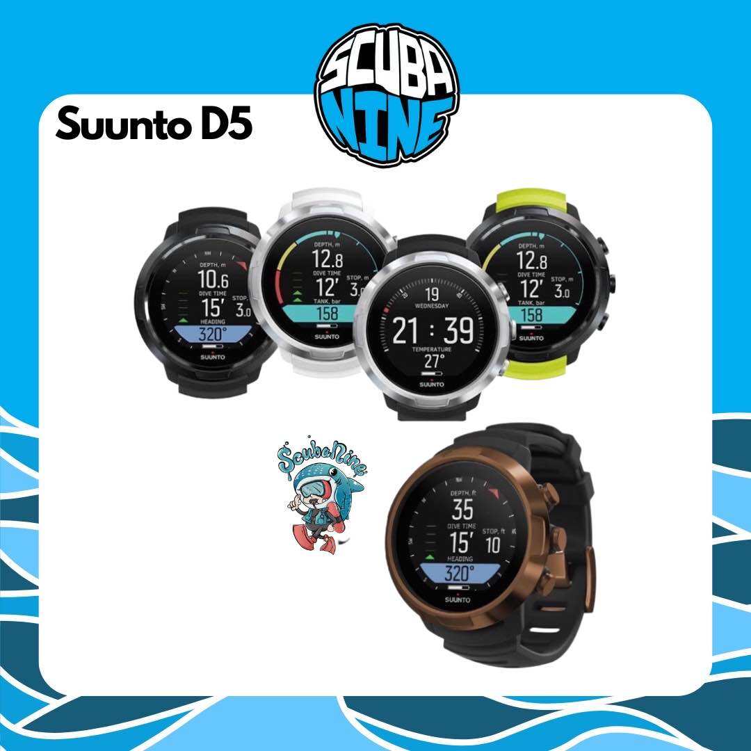 [ผ่อน0%](ส่งฟรี / ผ่อน 0% )SUUNTO D5 มี 5 สี ไดฟ์คอมพิวเตอร์ dive computer ราคา 17,910 บาท*ส่งฟรี