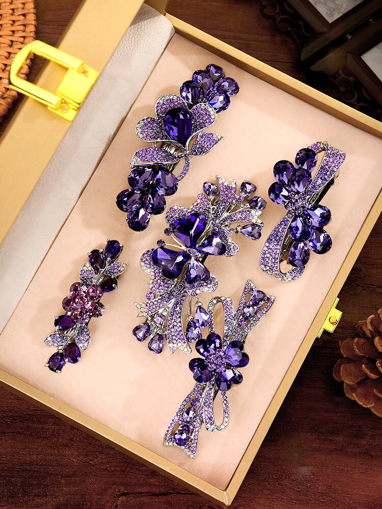 [ZUOOU | Water Crystal Violet Hair Clips Birthday Gift Set for Mom,ZUOOU | Water Crystal Violet Hair Clips Birthday Gift Set for Mom,] ราคา 2,970 บาท*ส่งฟรี