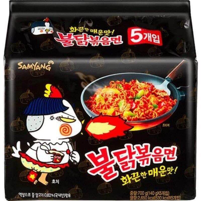 มาม่าเกาหลี ซัมยัง samyang ยกแพ็ค [5ซอง]สินค้านำเข้า