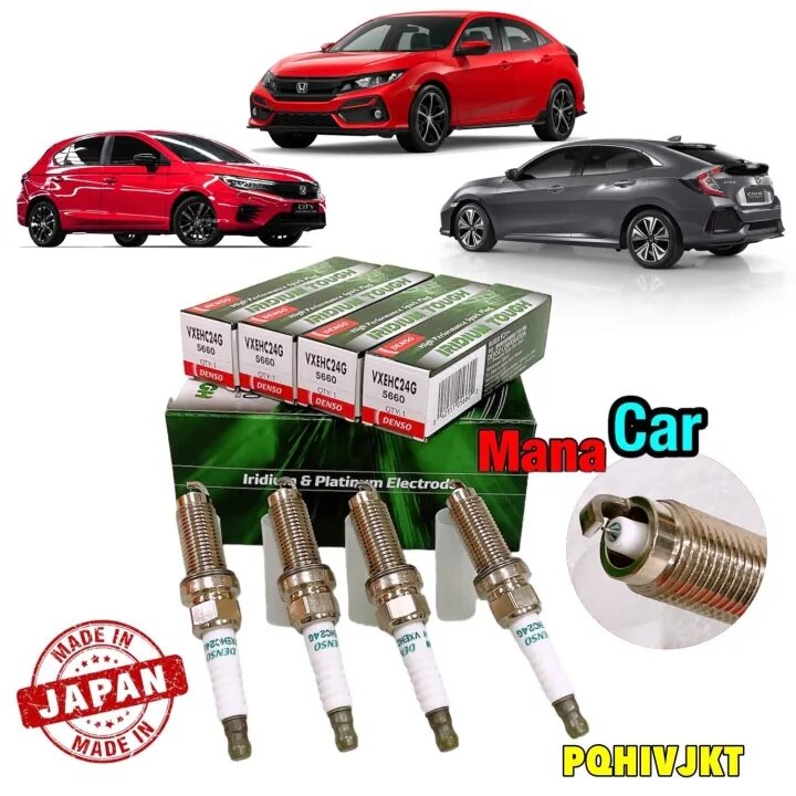 หัวเทียน DENSO อิริเดียม HONDA CITY 1.0 TURBO , CIVIC FC-FK 1.5 TURBO No.VXEHC24G ราคา 1,390 บาท*ส่งฟรี