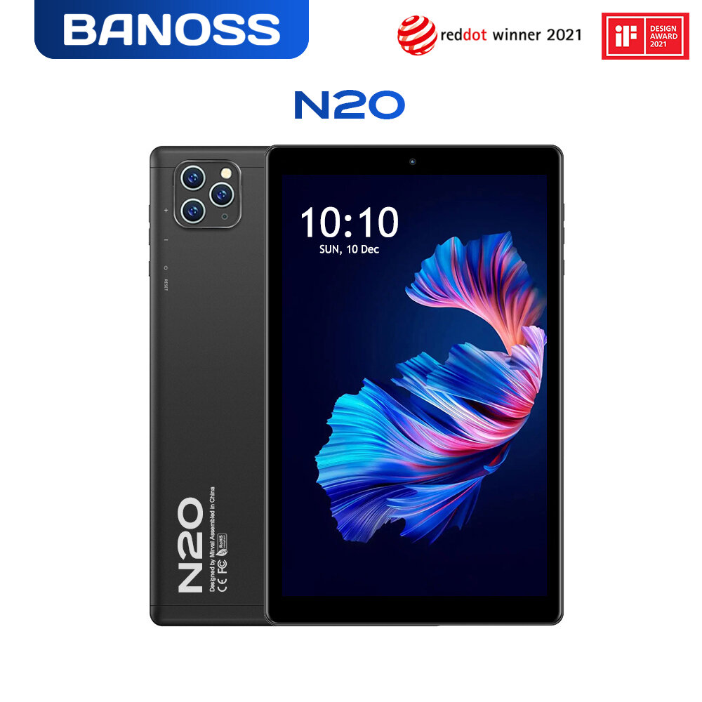 【2025 TOP3】รองรับภาษาไทย🔥BANOSS N20 tablet 8.0นิ้ว แท็บเล็ต 6GB 8GB 10GB RAM 128GB 256GB 512GB ROM Android 11 แท็บเล็ตของแท้ รองรับ4G ใส่ได้สองซิม ประกันเครื่อง 12 ด. ประกันซอฟแวร ราคา 3,999 บาท*ส่งฟรี