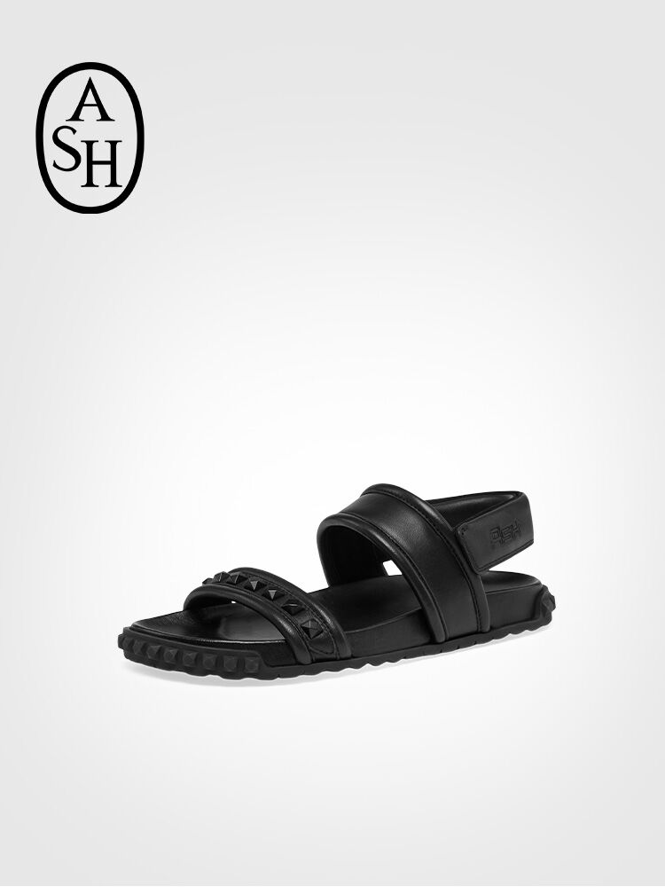 ASH | Genuine Leather Casual Sandals Flat Versatile Simple Retro Style ราคา 9,346 บาท*ส่งฟรี