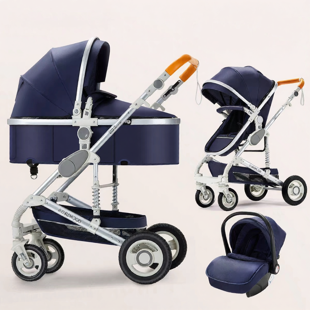 WEIJIA | High View Portable Sit-Lie Adjustable Baby Stroller