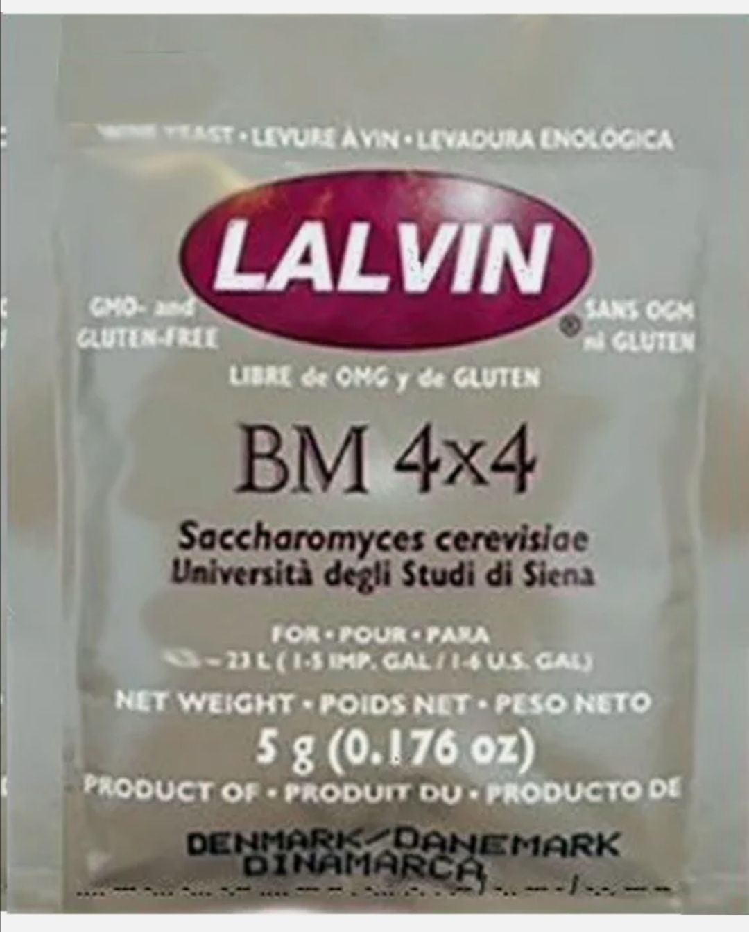 ยีสต์ หมักไวน์ lalvin BM 4x4