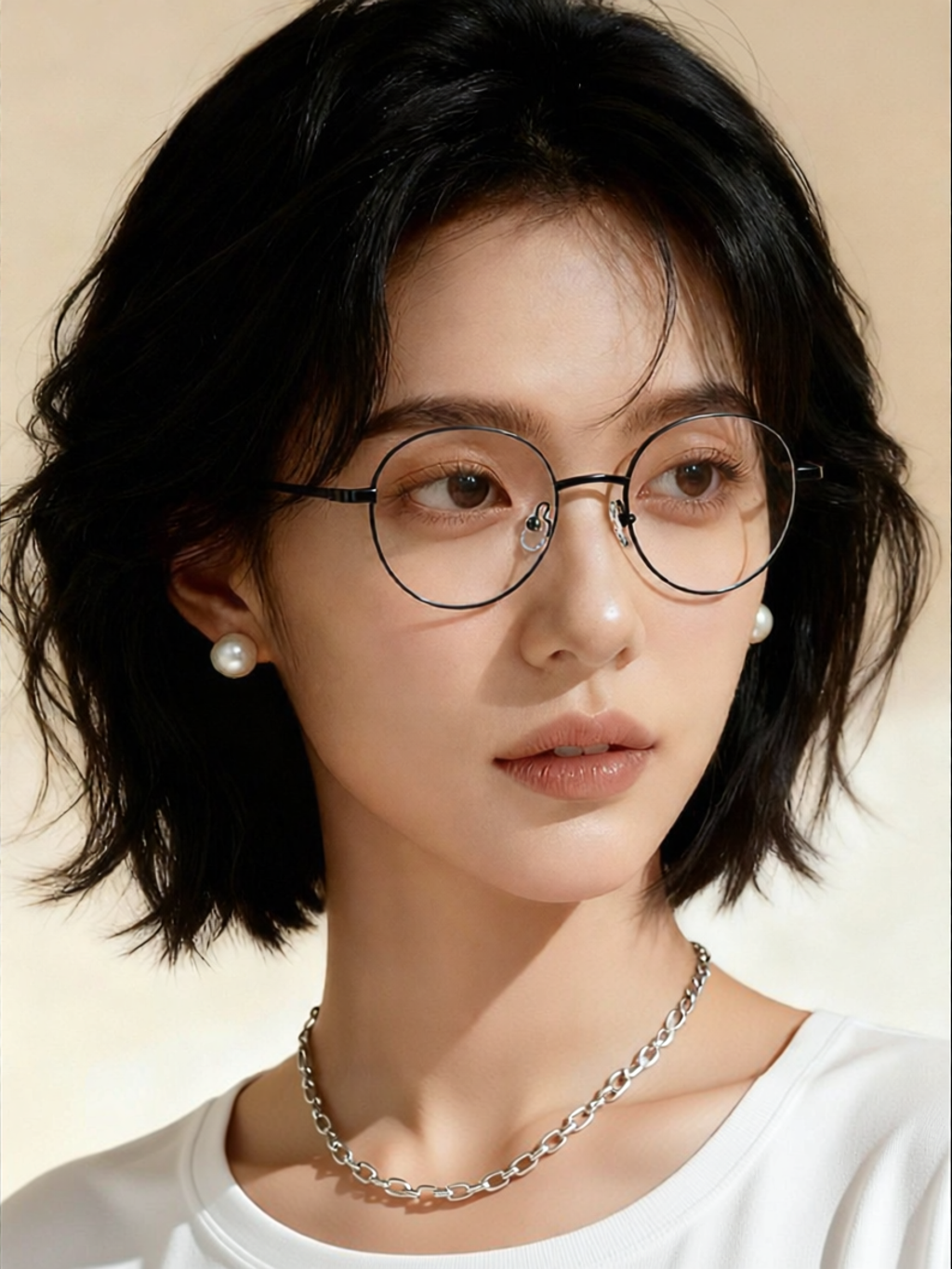 [Serova | Titanium Circular Fashion Stylish Glasses Frame,Serova | Titanium Circular Fashion Stylish Glasses Frame,] ราคา 2,584 บาท*ส่งฟรี