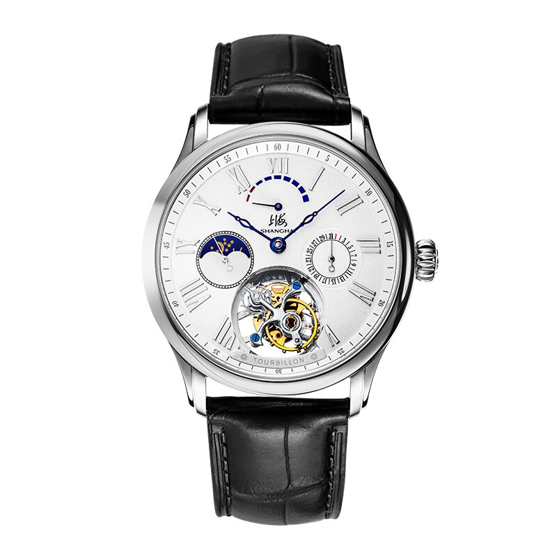 Shanghai | Automatic Tourbillon Men's Business Watch ราคา 218,796 บาท*ส่งฟรี