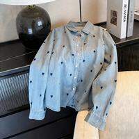 XUNZHU | เสื้อเชิ้ตยีนส์