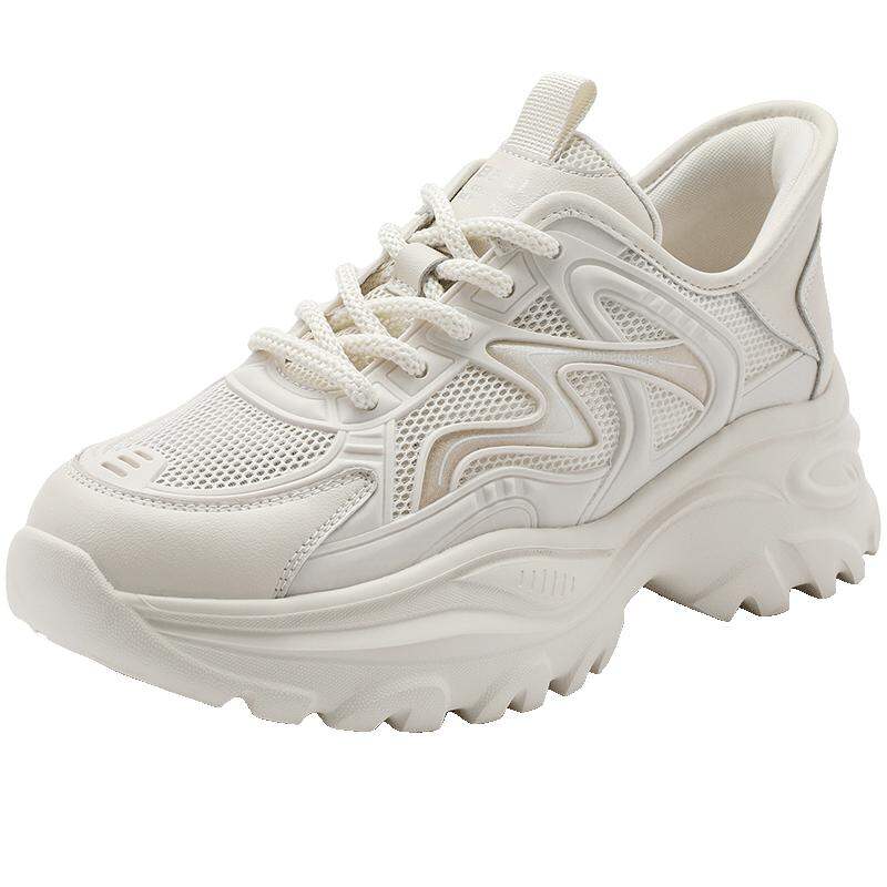 belle | Thick Sole Dad Shoes Breathable Mesh Women's Sneakers ราคา 3,813 บาท*ส่งฟรี