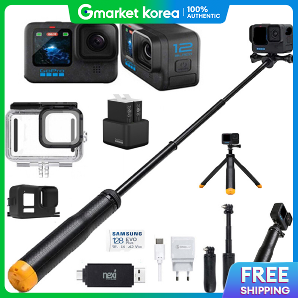 GoPro | Daily Rental Fee 3000, No Additional Charge. Gopro 12 + Selfie Tripod Floating Pole + Mini Tripod. ราคา 573 บาท*ส่งฟรี