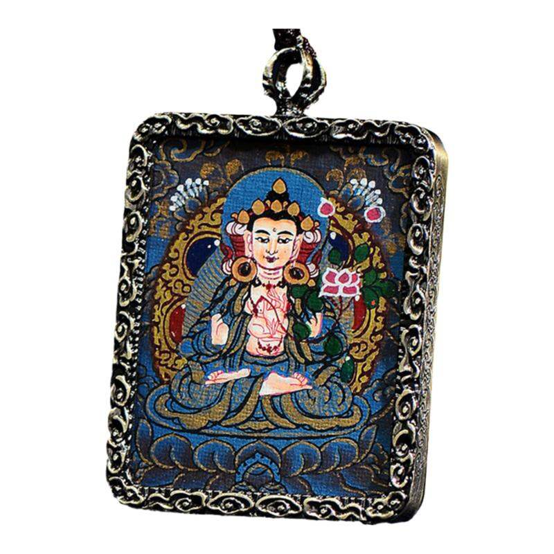 ZANGCUN | Tibetan Thangka Pendant of Bodhisattva Mahasthamaprapta ราคา 3,696 บาท*ส่งฟรี
