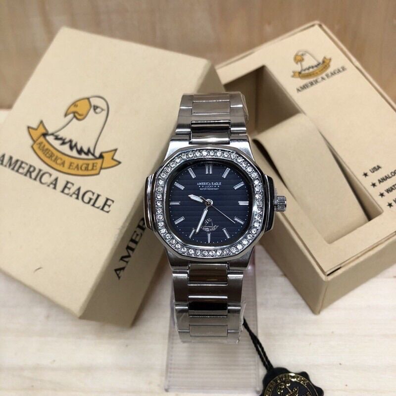 AmericaEgle แท้ กันน้ำ ดีไซน์ปาเต็ก ขายดีมาก เข้าใหม่ ชาย-ญ งานสวย ????America Eagle นาฬิกาแท้ กันน้ำ(อเมริกาอีเกิ้ล)