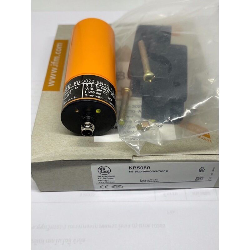 KB5060 KB-3020-BNKG/BS-700-A/NI  IFM Electronic เซ็นเซอร์ Capacitive Capacitive Proximity Switch Sensor NPN NC  10-36VDC