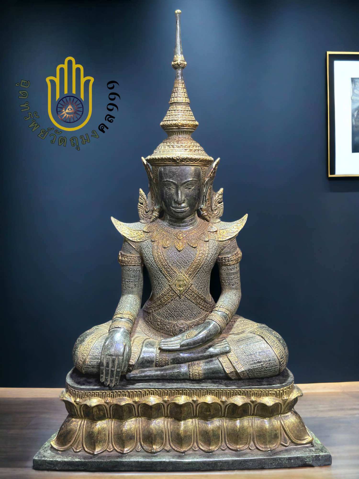 พระพุทธรูปจักรพรรดิองค์ใหญ่ สูง 120 เซนติเมตร มีเพียงองค์เดียวใหญ่สุด ราคา 79,000 บาท*ส่งฟรี