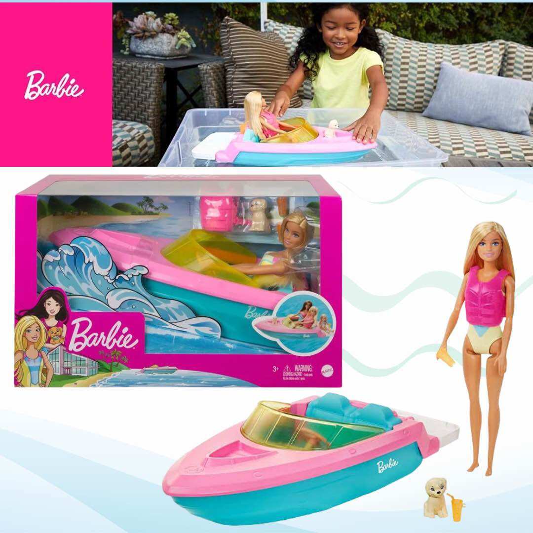 Ready to Ship: Barbie Doll and Boat Playset ราคา 1,995 บาท*ส่งฟรี