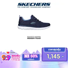ภาพขนาดย่อของสินค้าSkechers สเก็ตเชอร์ส รองเท้าผู้หญิง รองเท้าผ้าใบ Women Sport Summits Good Taste Shoes - 149936-NVBL Memory Foam Machine Washable, Vegan