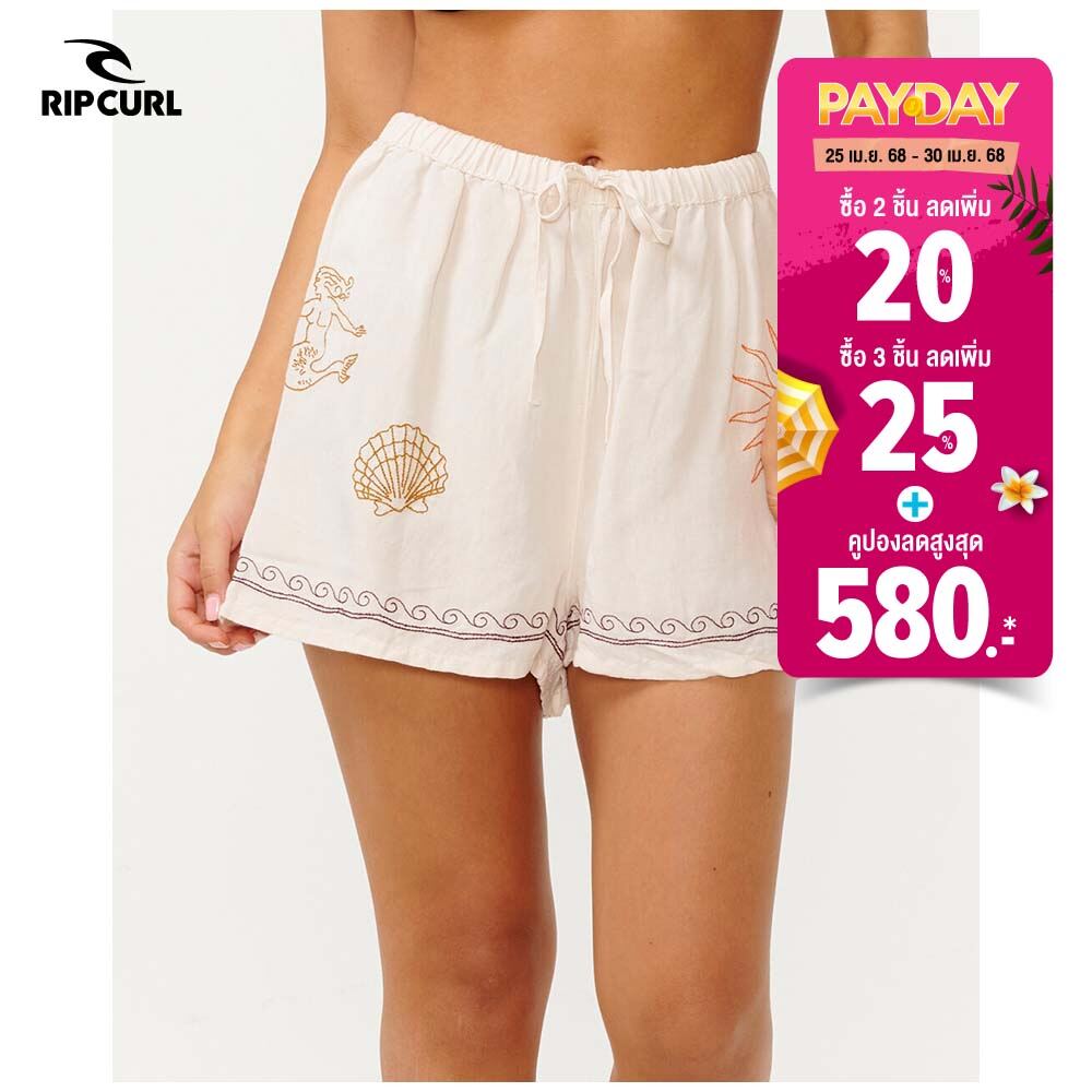 RIPCURL กางเกงขาสั้น 03AWWS BEACH PARTY EMBROIDERED SHORT S24 ราคา 1,516 บาท*ส่งฟรี