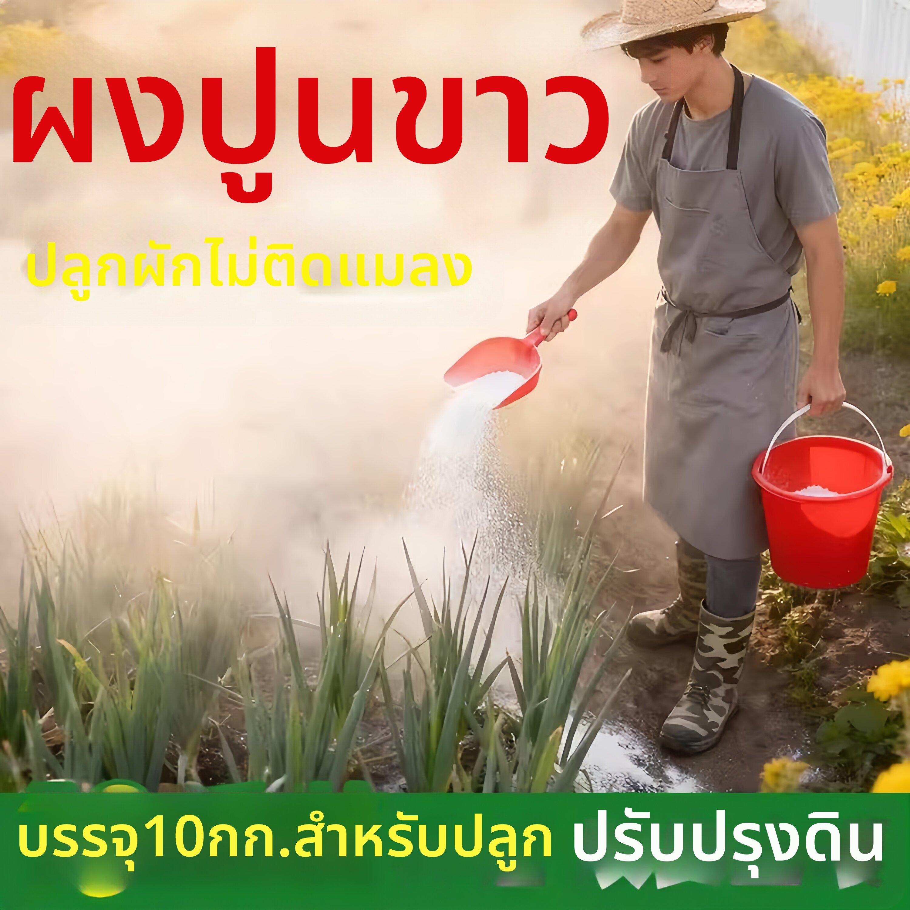 FEIZHUXIANSEN | Disinfection Dampness-proof Mould-removal Quicklime Powder 10kg ราคา 954 บาท*ส่งฟรี