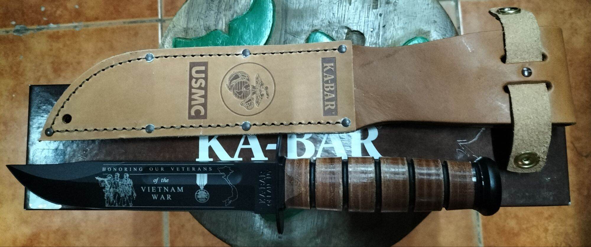 มีด KABAR USMC (Full Size) รุ่นรบ VIETNAM WAR Lazada.co.th