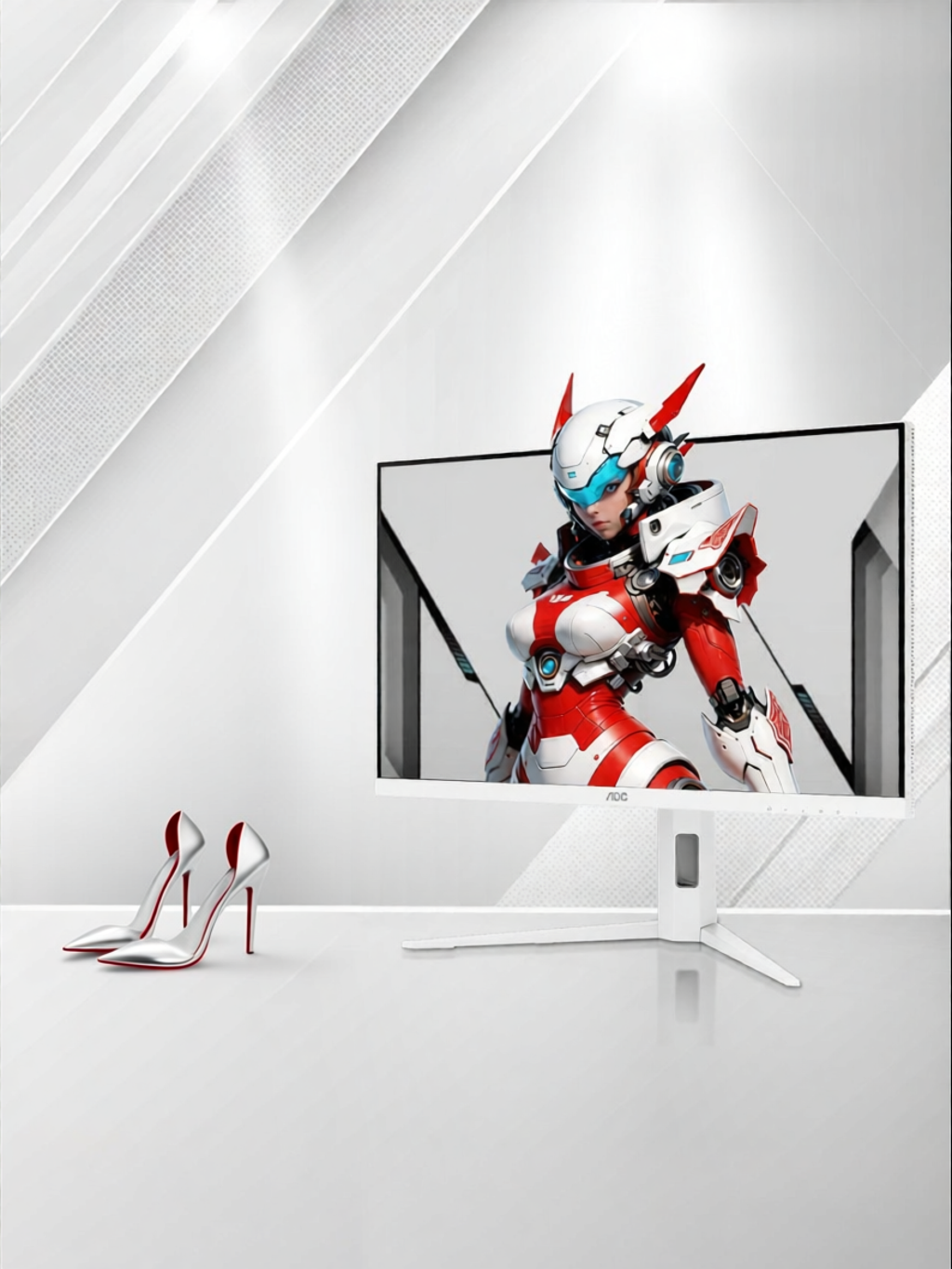 AOC | Gaming 2K 320Hz White Circular Polarization MiniLED Computer Monitor 27 Inches ราคา 16,599 บาท*ส่งฟรี