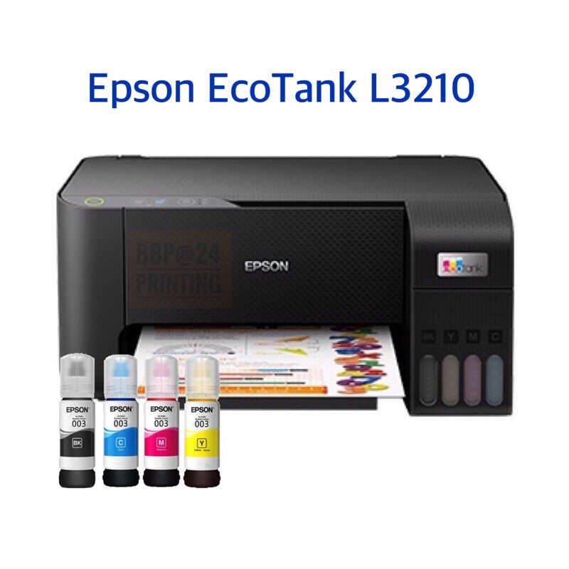 Epson Ecotank L3210 เครื่องพิมพ์มัลติฟังก์ชันเครื่องใหม่มือ1 ประกัน ศูนย์ 2 ปี Th 